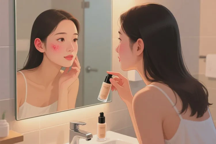 女生脸上偶尔长湿疹能根治吗(图1)