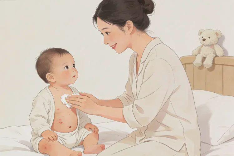 幼儿肚子上偶尔长湿疹能根治吗(图1)