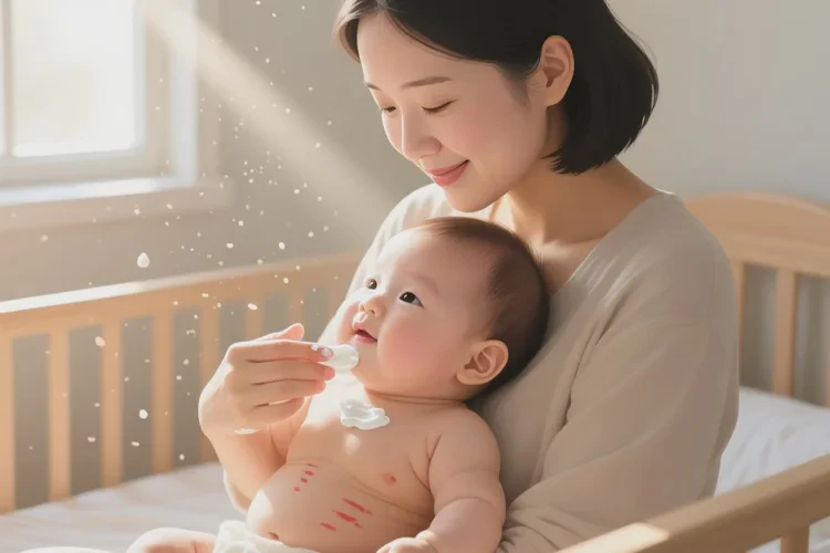 幼儿脖子上容易长湿疹能根治吗(图1)