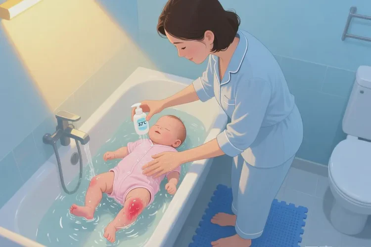 新生儿小腿上有湿疹能根治吗(图3)