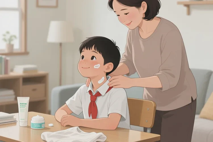 小学生脖子容易长湿疹能根治吗(图1)