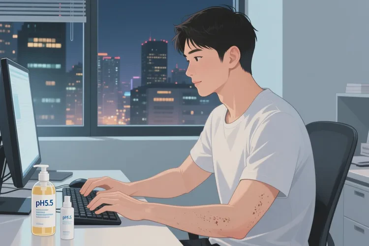 男生手臂上容易长湿疹能根治吗(图2)