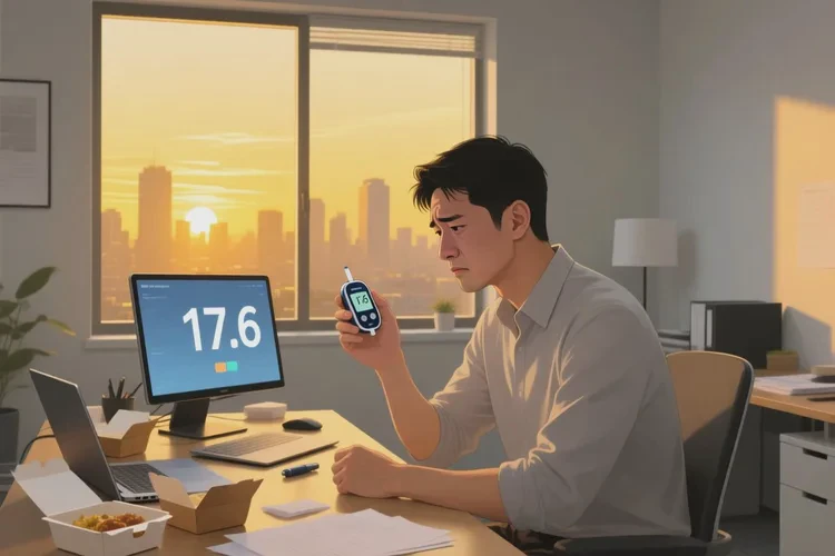 30岁中午血糖17.6是怎么回事(图1)