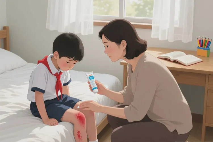 小学生大腿偶尔起湿疹能根治吗(图1)