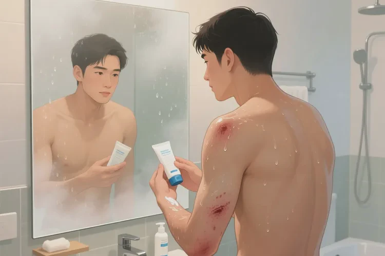 男生四肢偶尔起湿疹能根治吗(图2)