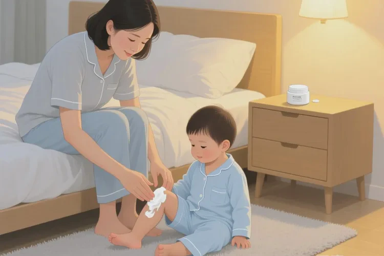 幼儿小腿上长湿疹能根治吗(图1)