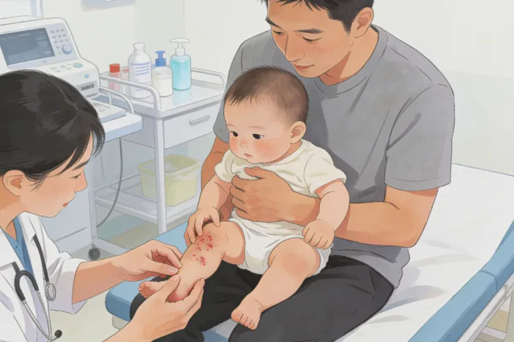 新生儿小腿有湿疹能根治吗(图2)