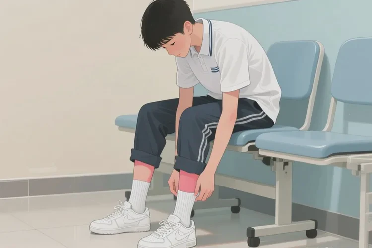 中学生脚上经常长湿疹能根治吗(图1)