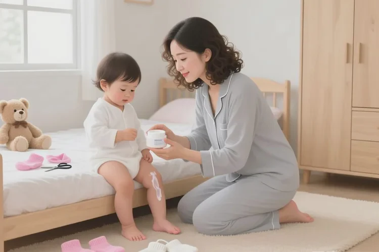 幼儿大腿上偶尔长湿疹能根治吗(图1)