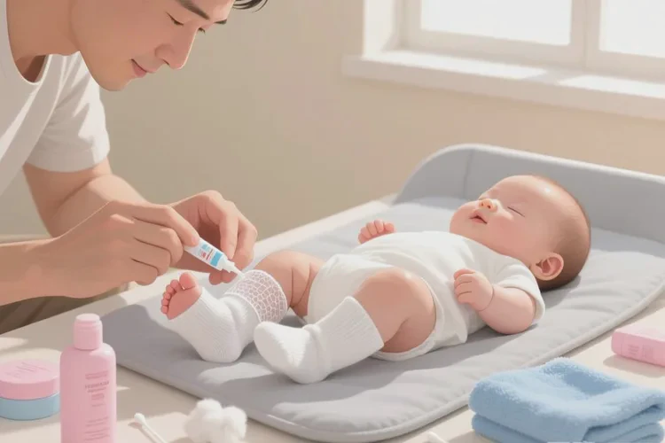 新生儿脚上经常起湿疹能根治吗(图3)