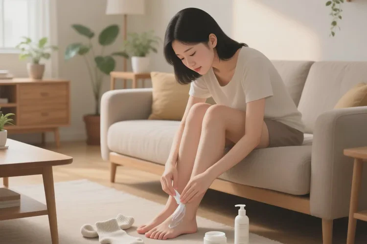 女生脚上经常起湿疹能根治吗(图1)