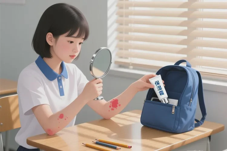 中学生四肢偶尔起湿疹能根治吗(图1)