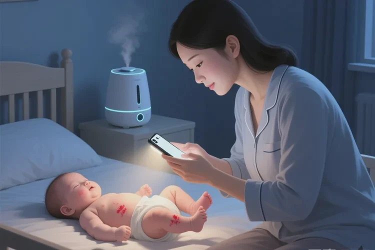 新生儿小腿出湿疹能根治吗(图1)