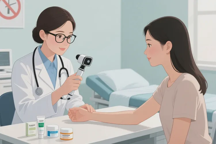 女生手臂上经常起湿疹能根治吗(图3)