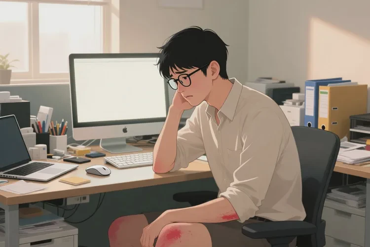 男生四肢偶尔起湿疹能根治吗(图1)