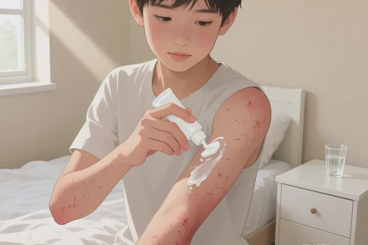 青少年手臂上长湿疹能根治吗(图2)