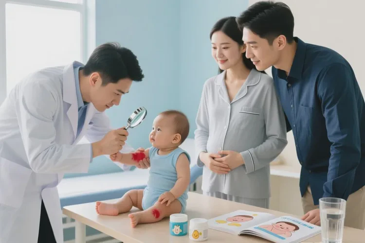 新生儿手臂长湿疹能根治吗(图2)