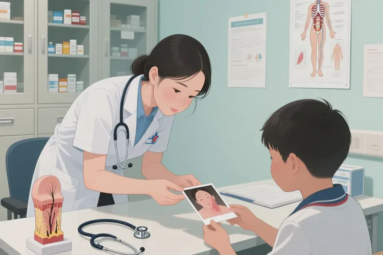 中学生屁股上偶尔长湿疹能根治吗(图2)