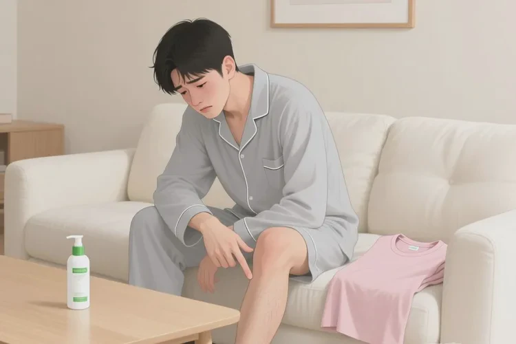 男生大腿上偶尔起湿疹能根治吗(图1)