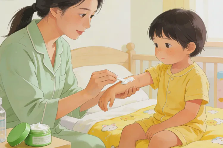 幼儿手臂上偶尔长湿疹能根治吗(图1)