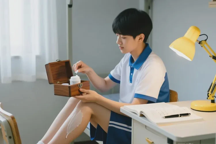 中学生小腿上偶尔起湿疹能根治吗(图1)