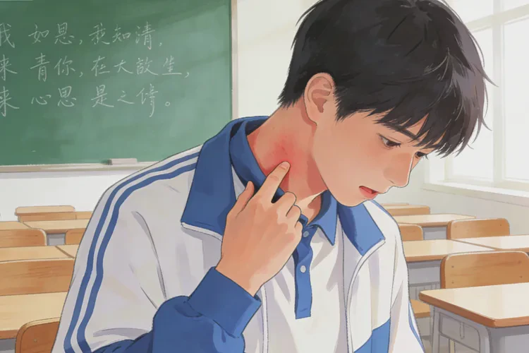 中学生脖子出湿疹能根治吗(图1)