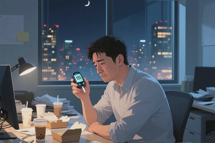 30岁晚上血糖19.2是怎么回事(图1)