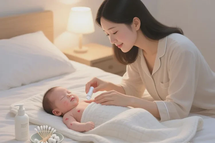 新生儿手臂长湿疹能根治吗(图1)