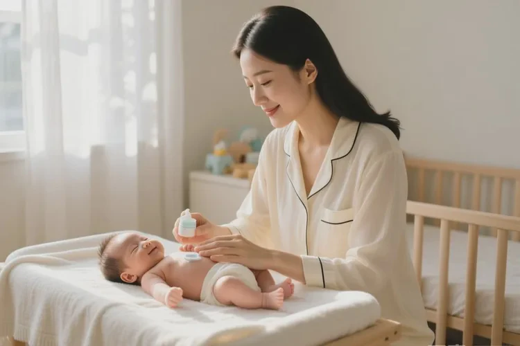 新生儿肚子上偶尔起湿疹能根治吗(图1)