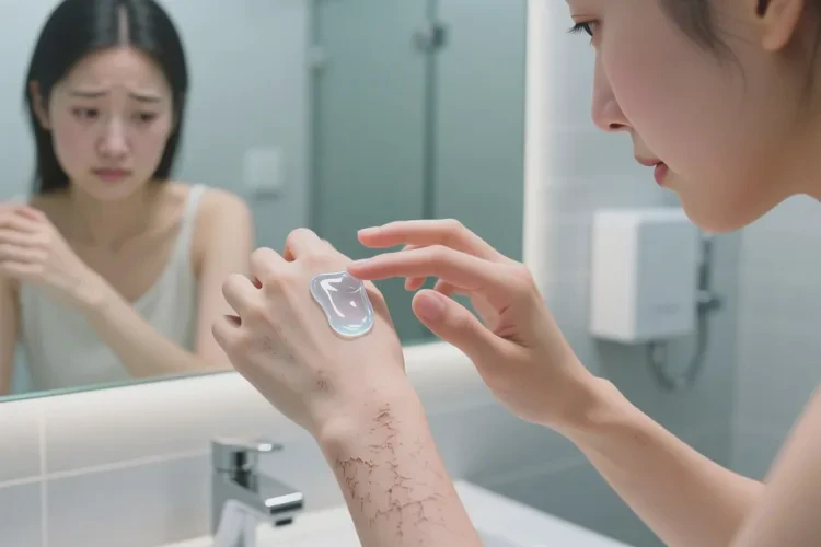 女生手臂长湿疹能根治吗(图2)