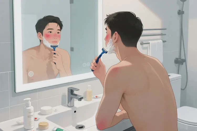 男生脸上偶尔起湿疹能根治吗(图1)