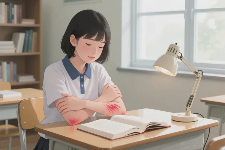 中学生全身偶尔起湿疹能根治吗(图1)