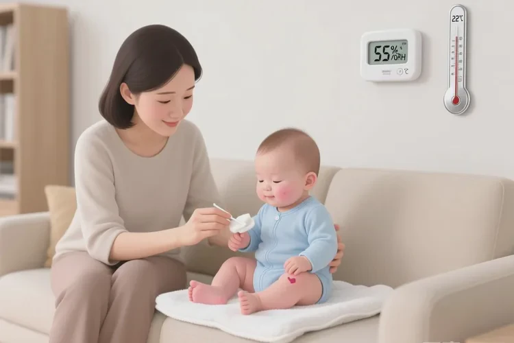 新生儿身上经常长湿疹能根治吗(图4)