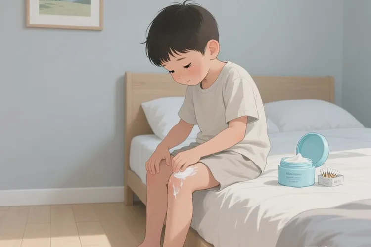 小学生大腿上容易起湿疹能根治吗(图1)