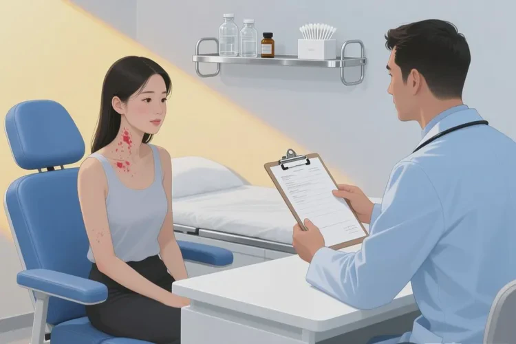 女生脖子上出现湿疹能根治吗(图4)