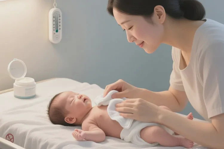 新生儿脖子经常起湿疹能根治吗(图1)