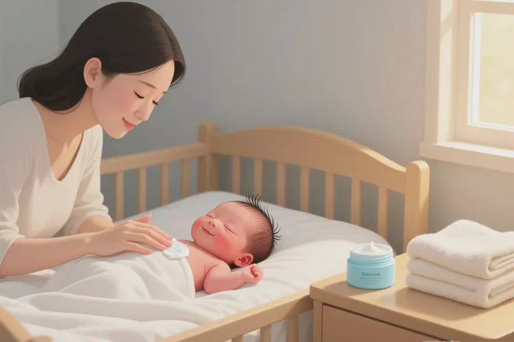 新生儿四肢偶尔长湿疹能根治吗(图1)