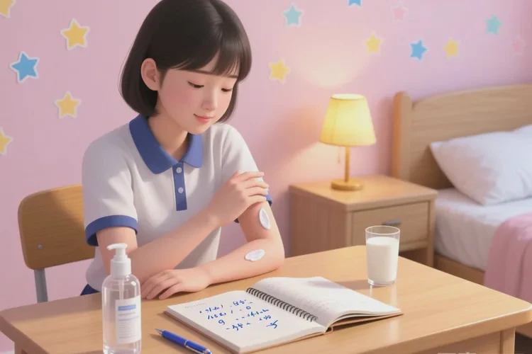 中学生手臂上容易长湿疹能根治吗(图1)