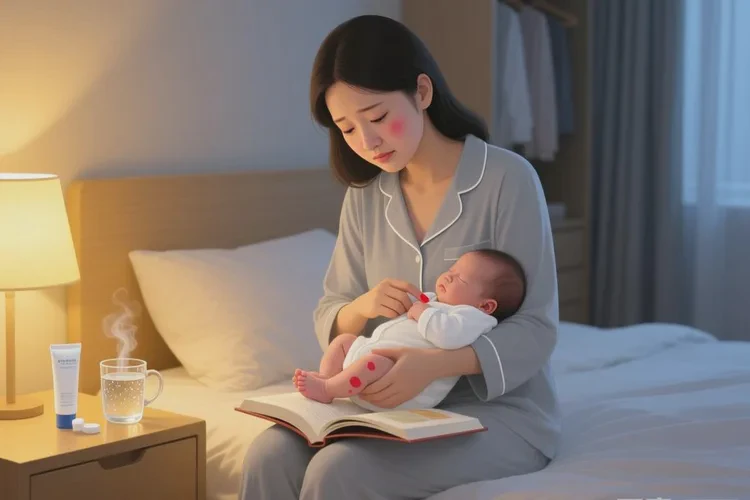 新生儿小腿上容易长湿疹能根治吗(图1)