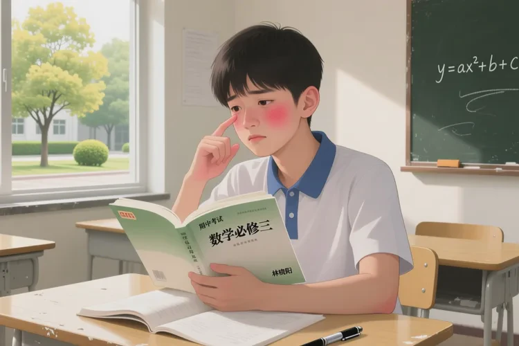 中学生脸上长湿疹能根治吗(图1)