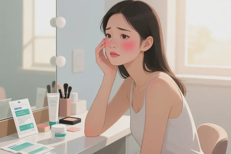 女生面部长湿疹能根治吗(图1)