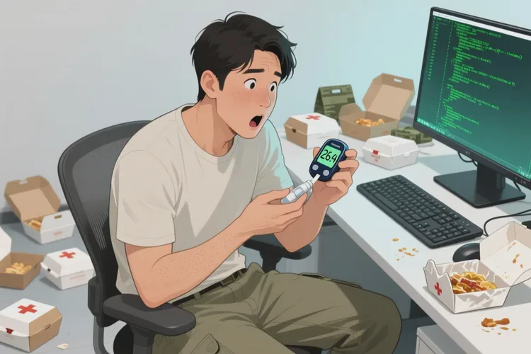 30岁中午血糖26.4是怎么回事(图1)