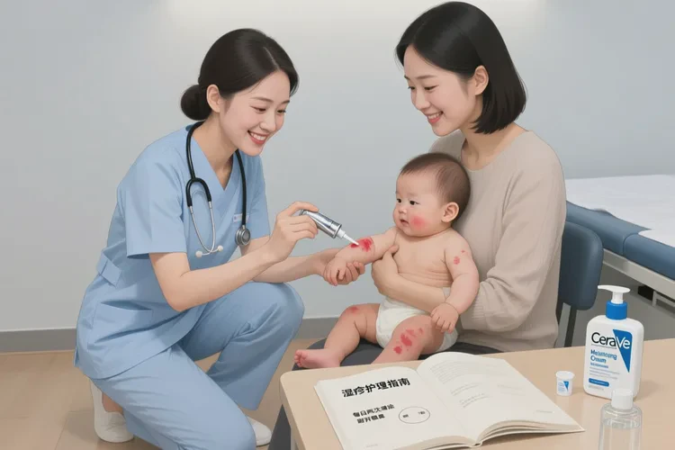 新生儿手上偶尔长湿疹能根治吗(图2)