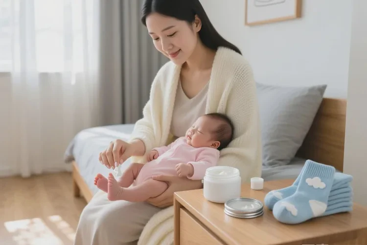 新生儿脚上长湿疹能根治吗(图1)