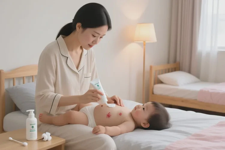 幼儿肚子上起湿疹能根治吗(图1)