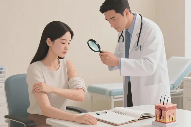 女生手臂出湿疹能根治吗(图1)