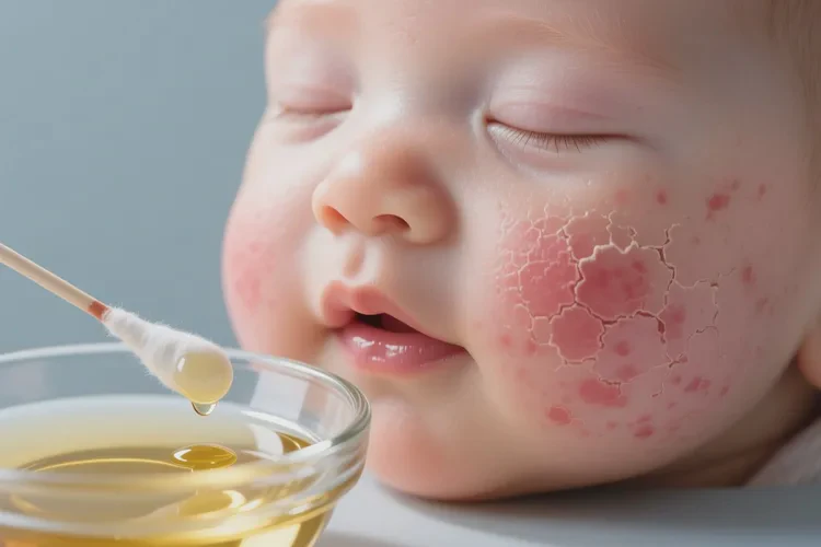 新生儿面部经常起湿疹能根治吗(图2)