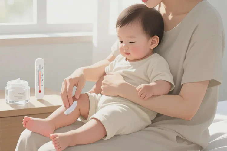 幼儿大腿偶尔起湿疹能根治吗(图1)