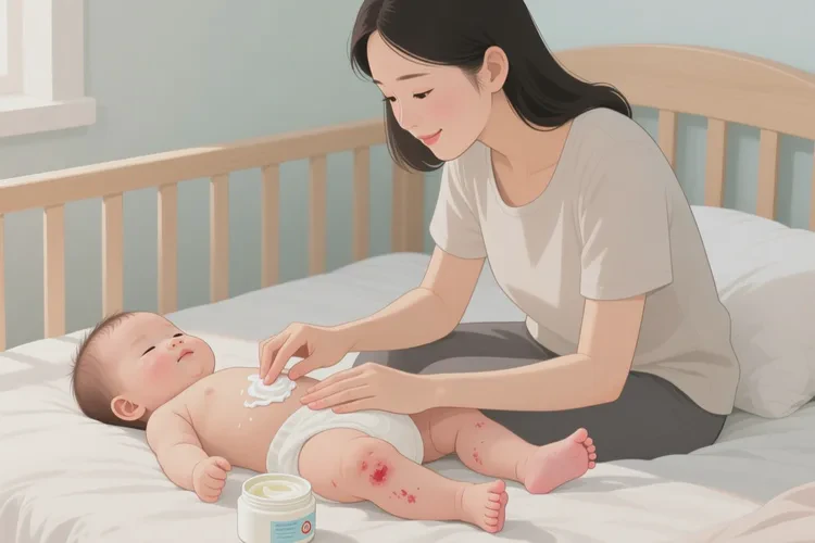 新生儿小腿上经常起湿疹能根治吗(图1)