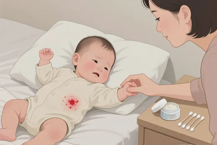 新生儿肚子长湿疹能根治吗(图2)